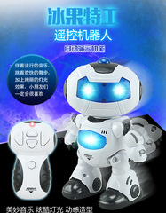 无线遥控机器人玩具 冰果特工智能遥控机器人会唱歌跳舞儿童玩具