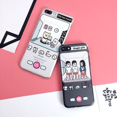 趣味街机游戏机iphone7手机壳6splus保护套苹果7plus外壳韩国少女
