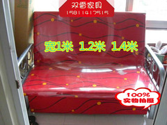 促销1米1.2米1.4米推拉沙发床 布艺沙发 带储物箱沙发床北京包邮