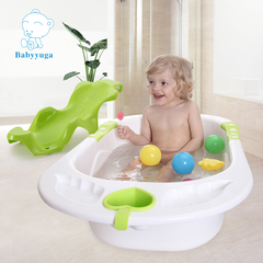 宝贝时代新生婴幼儿浴盆儿童洗浴用品宝宝洗澡盆可坐加厚小孩沐浴