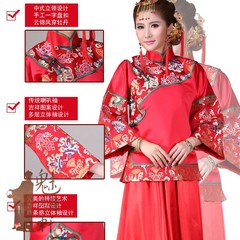 中式结婚礼服/古装喜服/秀禾服新娘礼服/唐装秀和服/结婚敬酒礼服