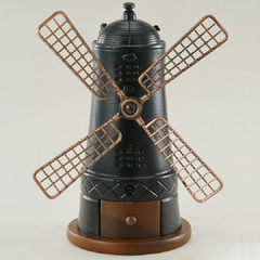台湾原装 BE9358荷兰风车手摇磨豆机 手动咖啡豆研磨机