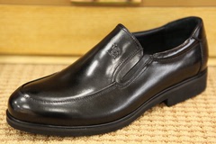 美国骆驼 男鞋 休闲皮鞋 包邮 专柜正品 A2033129  黑色