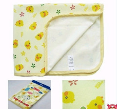 西松屋黄色小鸭 隔尿垫巾 纯棉尿布垫 婴儿隔尿垫 防水可洗隔尿垫