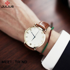 专柜正品牌新款韩国julius聚利时尚皮带龙凤休闲复古男士手表男表