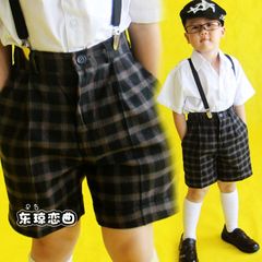 xk04儿童短裤 男童夏季西装短裤子 演出五分裤小中大童合唱舞台