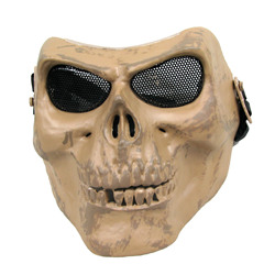 户外休闲迷彩配饰军迷野战用品 M02骷髅战士面具半脸防护面罩