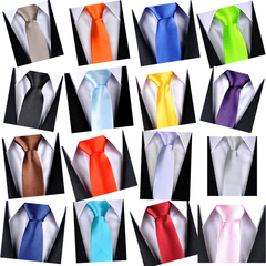 韩版领带 窄领带 纯色休闲领带 多色可选