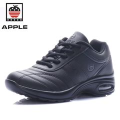 APPLE苹果女鞋运动休闲鞋气垫增高鞋圆头坡跟鞋子秋季新款板鞋