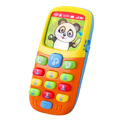 汇乐儿童手机玩具 智能仿真音乐手机956宝宝电话机幼儿益智婴早教