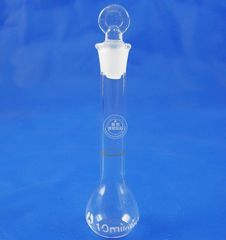 白色容量瓶10ml 玻璃透明容量瓶 当量瓶 定量瓶 定容瓶 玻璃仪器