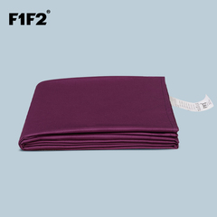 F1F2家纺全棉简约纯色床单件纯棉单人双人素色床单1.5m床1.8m