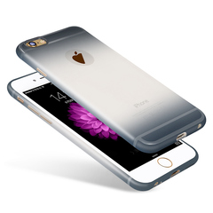 金飞迅 iPhone6手机壳4.7苹果6s半透明渐变保护套6超薄软外壳