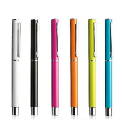 包邮得力S82金属笔杆中性笔 0.5mm水笔/签字笔/碳素笔 得力文具