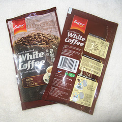 试饮装 马来西亚 怡保 SUPER 炭烧原味白咖啡3合1 40g*2 两连包