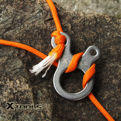 正品X-TOOLS伞绳登山扣户外装备3孔式多用途快速结绳扣打结工具