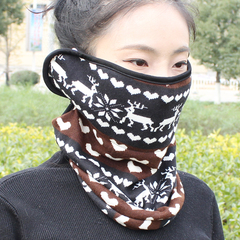 新款冬季口耳罩女士保暖防尘防雾霾口罩耳罩二合一全棉护耳罩围脖