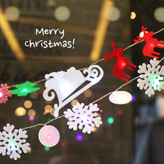 圣诞树雪花LED装饰灯圣诞节活动派对户外布置用品装饰品氛围道具