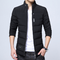 男士2016新款冬季韩版轻薄棉服韩版修身男装青年棉衣冬装男款外套