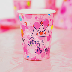 儿童生日派对用品 聚会用品 卡通杯 一次性纸杯 主题纸杯 多款