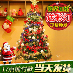 【送豪华配件】 1.5米圣诞树套餐 豪华加密圣诞树 圣诞节装饰品