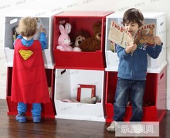 【乐居贝贝】英国木制儿童玩具箱收纳多功能储物单元