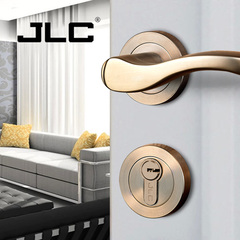 JLC德国品质房门锁卧室门锁木门锁门锁欧式室内分体门锁拉手