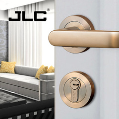 JLC门锁欧式门锁室内不锈钢室内门锁三件套德国品质木门锁房门锁
