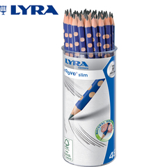 德国迪克森LYRA艺雅 HB三角杆洞洞铅笔 儿童学生纠正握姿48支装
