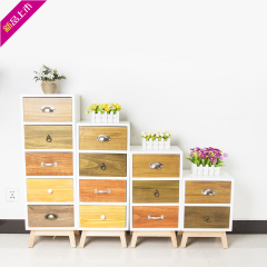 实木斗柜衣柜 组合 抽屉柜储物柜木质 彩色柜子/抽屉式收纳柜 木