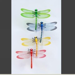 蜻蜓 冰箱贴墙贴把玩教学 PP料昆虫样本儿童玩具强式磁铁仿真蜻蜓