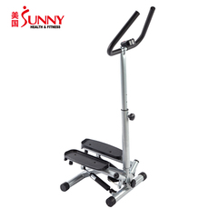 美国sunny 家用扶手踏步机多功能超静音美腿扭腰脚踏健身器材正品