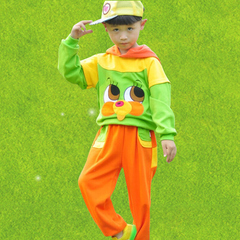 菲凡尔童装春季新款儿童韩版卫衣男童女童运动衣服套装