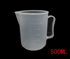 环保塑料透明量杯500ML毫升称量工具刻度杯液体量杯烘焙工具特价