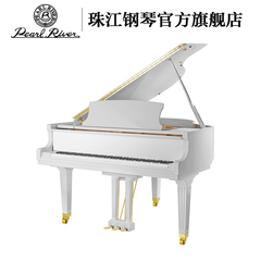 珠江钢琴旗舰店 全新德国工艺三角钢琴 里特米勒品牌三角琴白色J8