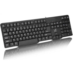 追光豹Q8 电脑键盘 USB有线键盘 游戏键盘 防水键盘 实用