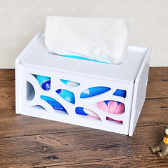 纸巾盒客厅抽纸盒创意欧式家用木质客厅茶几收纳盒卷纸餐巾纸盒