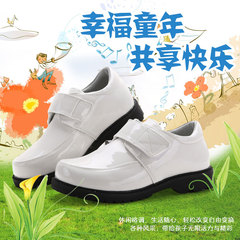乐飞虎童鞋男童皮鞋2016新款白色学生鞋韩版儿童单鞋正装表演鞋潮