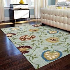 别墅高档块毯 印度进口纯羊毛手工地毯 客厅卧室茶几沙发块毯美式