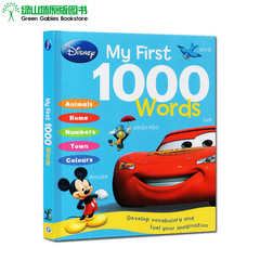 【英文原版】儿童绘本 Disney my first 1000 words 迪士尼 1000单词图片图解字典词典 迪斯尼 儿童启蒙学习英文版 儿童图画书