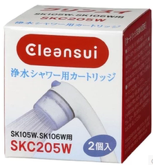 日本进口三菱丽阳净水器SKC205W花洒过滤滤芯2个SK105W/SK106W