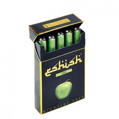 正品包邮 苹果味 ESHISH 男女彩色电子水烟香菸 一次性电子烟一盒