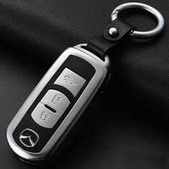 马自达阿特兹钥匙套CX-5新昂克赛拉马3CX-4遥控智能车钥匙包扣壳
