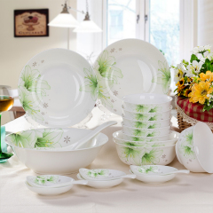 碗套装 景德镇陶瓷器餐具 28头优级骨瓷餐具套装 碗碟盘套装