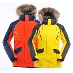 KKN旅行男女冬季冲锋衣羽绒内胆三合一两件套加厚保暖防水登山服