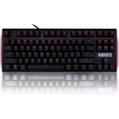 RK G87键 Cherry樱桃轴机械键盘 黑红茶青轴LOL/CF游戏有线键盘