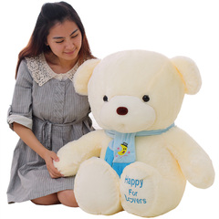 围巾熊公仔 情侣泰迪熊玩偶 抱抱熊毛绒玩具婚庆礼品女生生日礼物