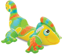 美国INTEX蜥蜴造型儿童坐圈宝宝带把手座骑小孩子水上玩具充气船