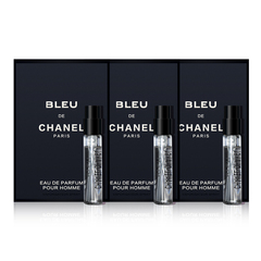 Chanel/香奈儿香水 蔚蓝男士香水2ml*3支 BLEU试用装小样香水