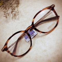 SEIKO精工H03088圆眼镜框韩版眼镜潮 韩国原宿眼镜时尚2016新款